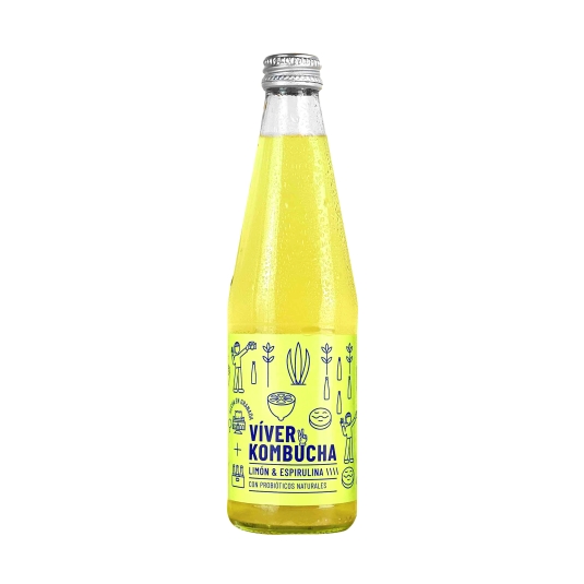 refresco limón/espirulina, 330ml