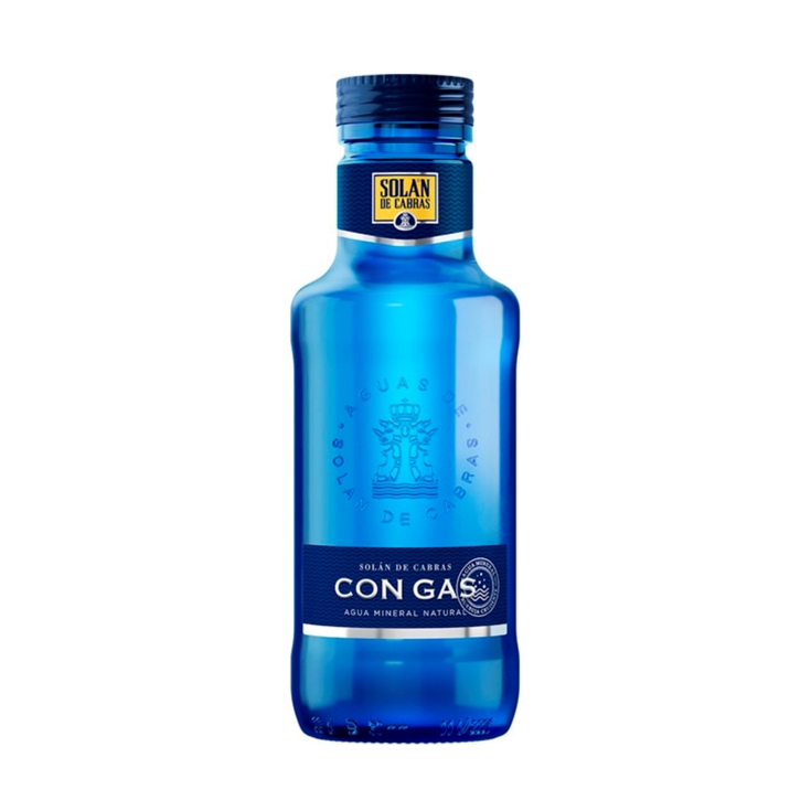 agua mineral con gas, 33cl
