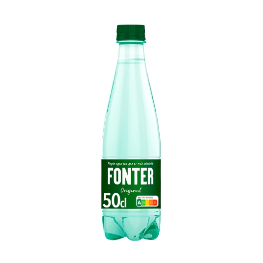 agua mineral con gas, 50cl