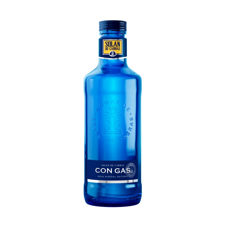 agua mineral con gas, 75cl