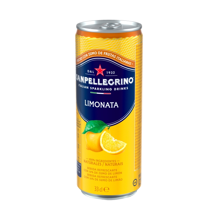 agua limón con gas, 330ml