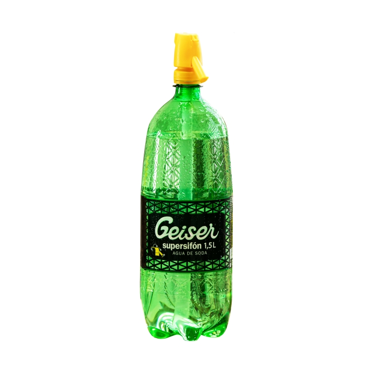 agua de soda supersifón, 1.5l