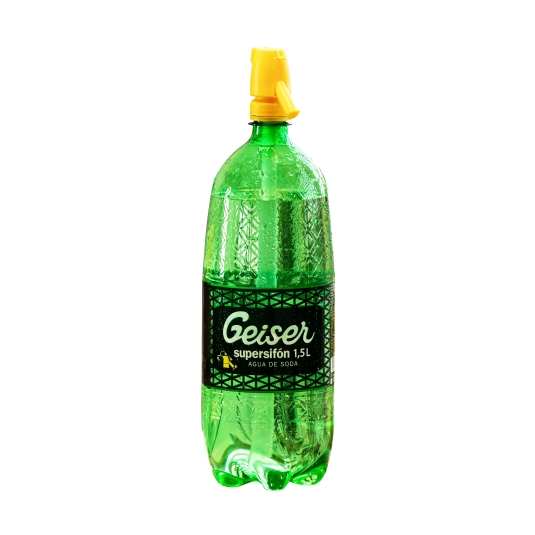 agua de soda supersifón, 1.5l