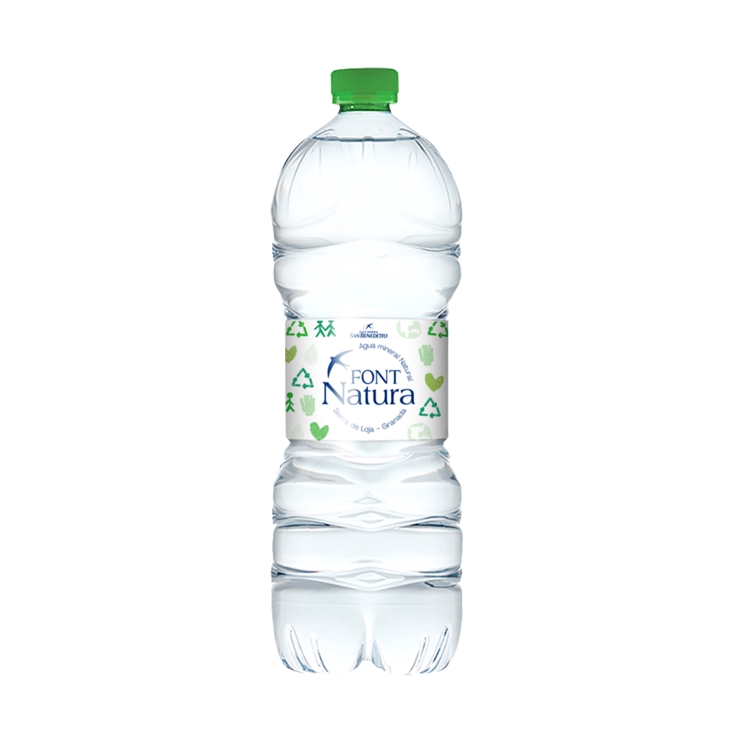 Agua mineral con gas san benedetto 75cl