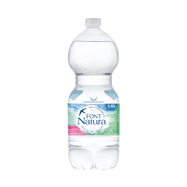 Agua mineral LANJARON, botella 1,5 litros