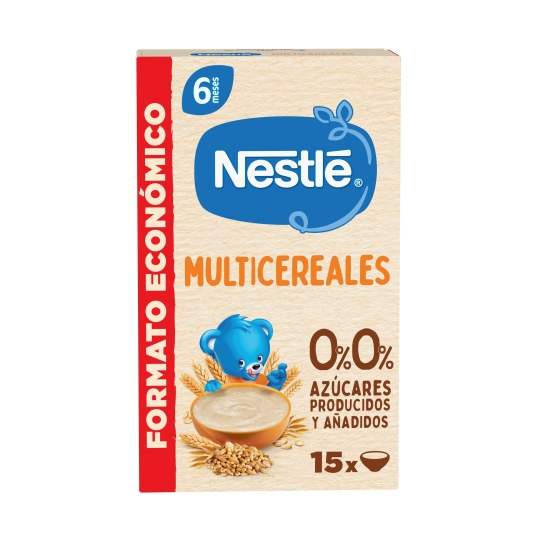 papilla multicereales 0%0% azucares, 255g