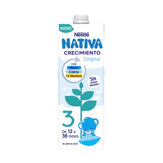 leche crecimiento original nativa 3, 1l