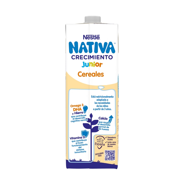 leche crecimiento junior 3 cereales, 1l