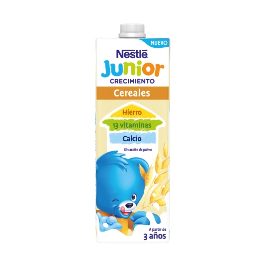 leche crecimiento junior+2 con cereales, 1l