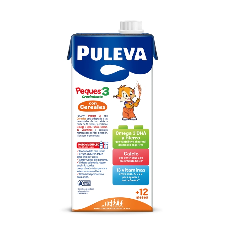 leche crecimiento peques-3 con cereales, 1l