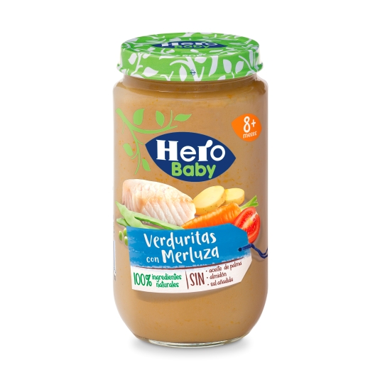 tarrito verduritas con  merluza, 235g