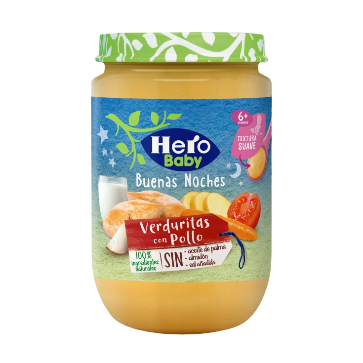 tarrito verduras con pollo, 190g