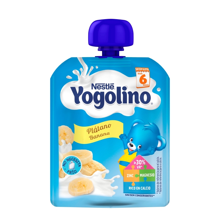 pouch plátano yogolino, 100g