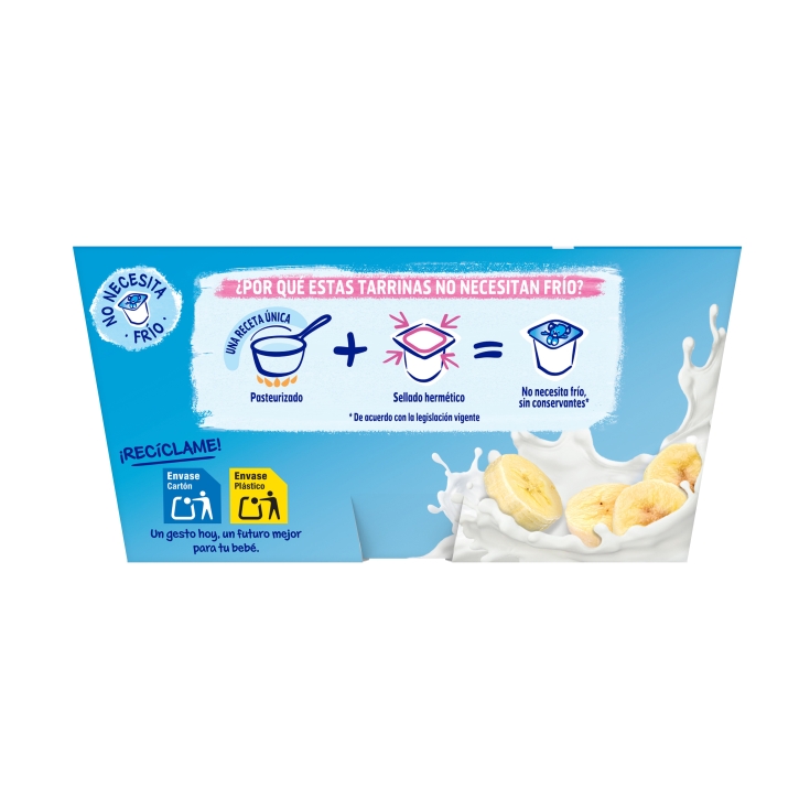 postre lácteo plátano yogolino, pk-4