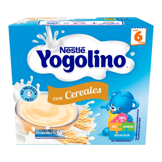 postre lácteo cereales yogolino, pk-4