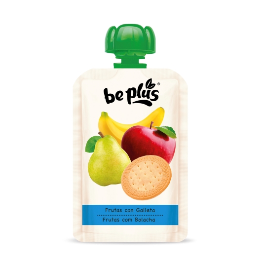 pouch frutas con galleta mária, 120g