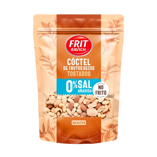 cóctel frutos secos sin sal, 110g