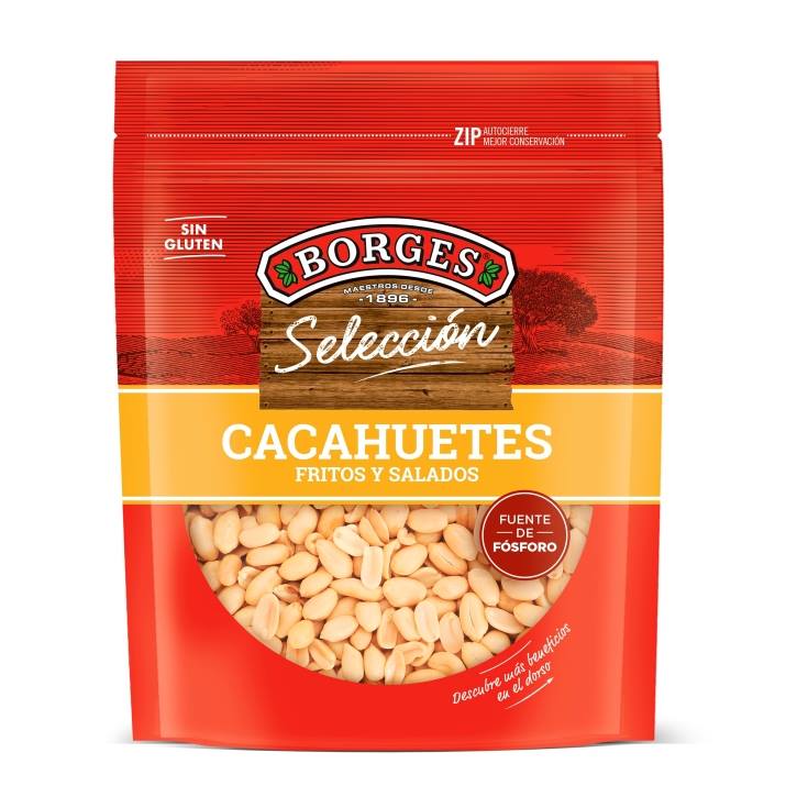 cacahuetes fritos salados, 200g