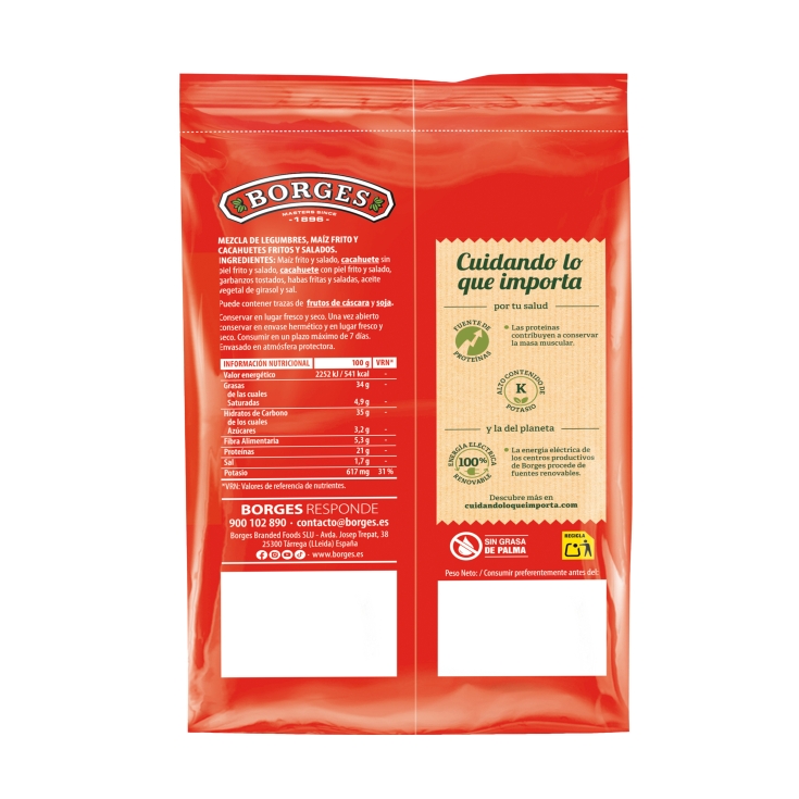 mezcla frutos secos, 180g