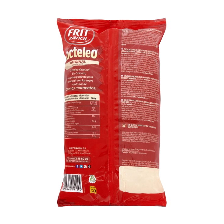 cocteleo original sin cáscara, 170g