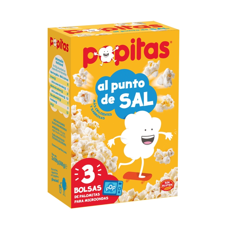 palomitas al punto de sal 100g, pk-3