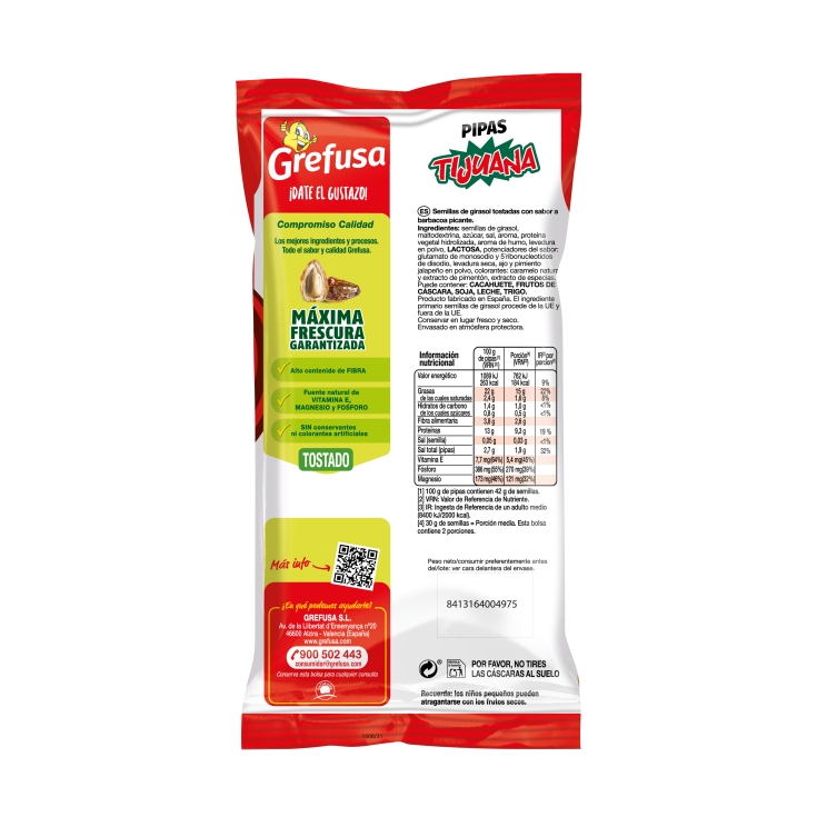 pipas g tijuana, 165g