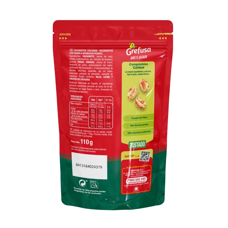 cacahuetazo crunch tijuana, 110g