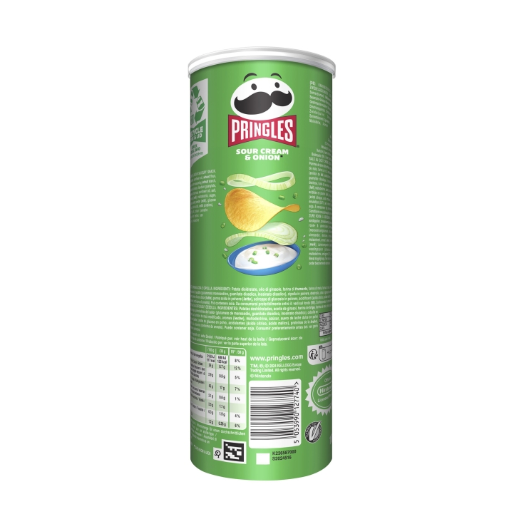 patatas sourcream & onion, 165g