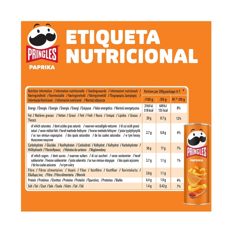 patatas paprika, 70g