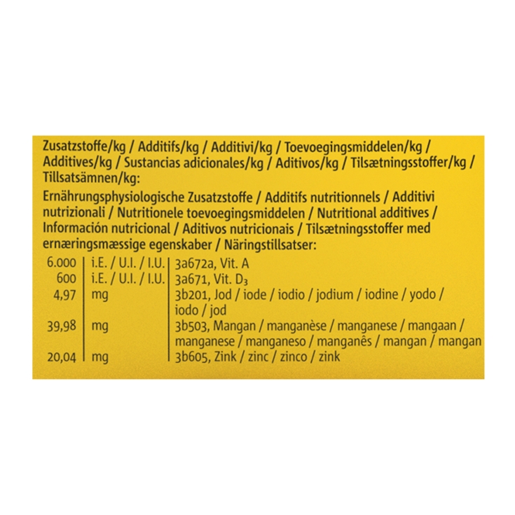 menu periquitos, 500g