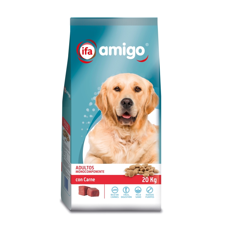 comida perros carne, 20kg