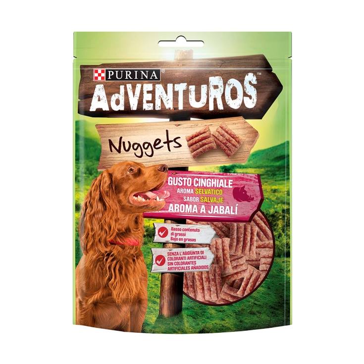 snack perro nuggets con aroma jabalí, 90g
