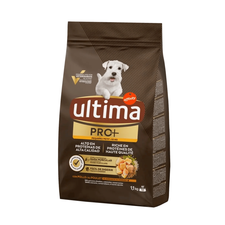 comida perro mini pro+ pollo, 1.1kg