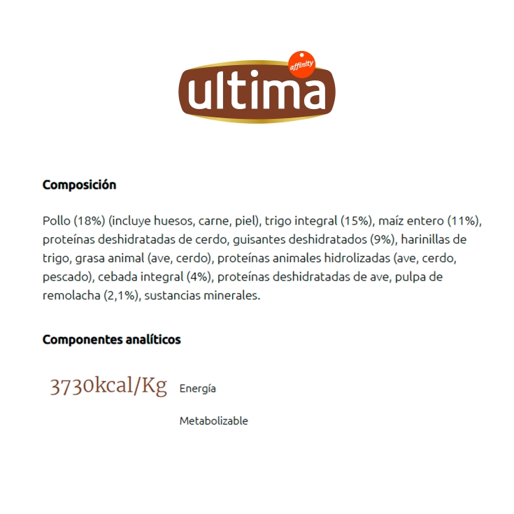 comida perro mediano y maxi adulto pollo, 3kg