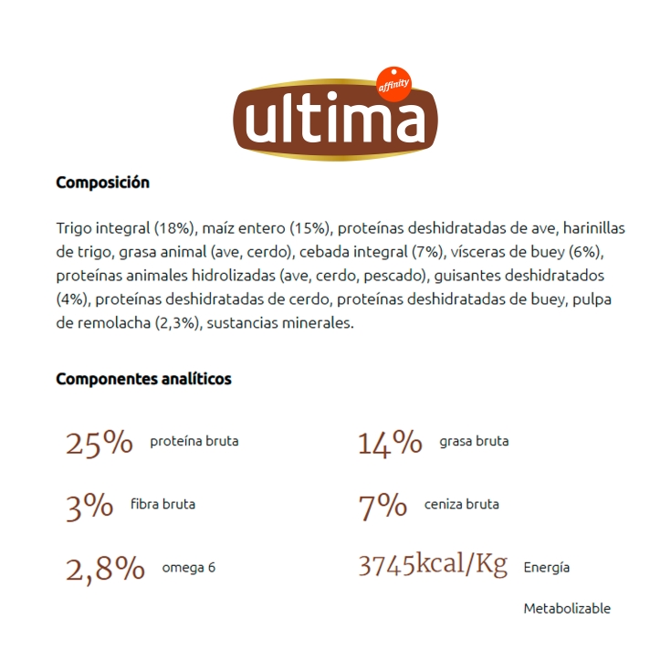 comida perro mediano y maxi adulto buey, 3kg