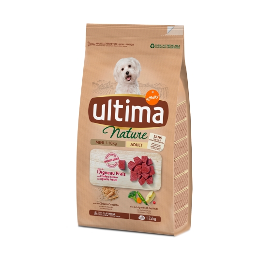 comida perro mini adulto nature cordero,1.25k