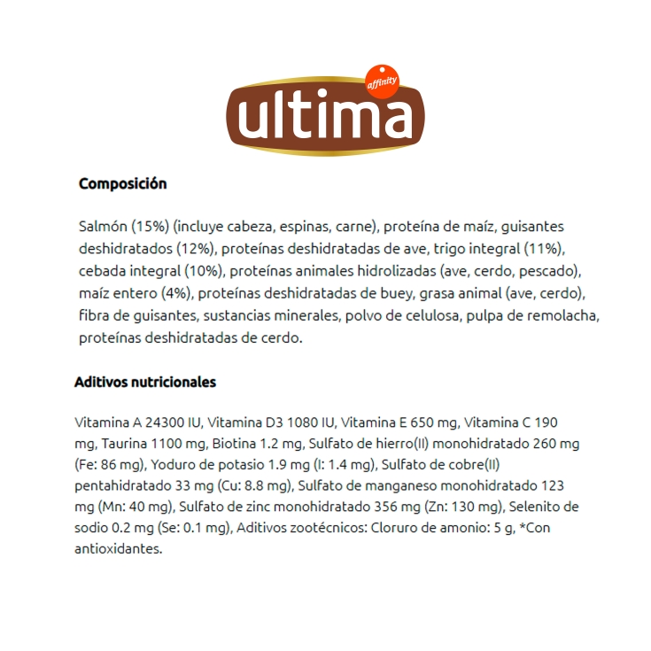 comida gato esterilizado salmón, 1.5kg