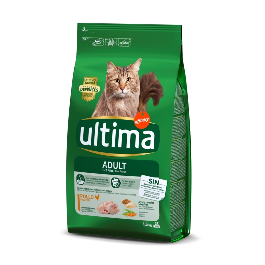 comida gato adulto pollo, 1.5kg