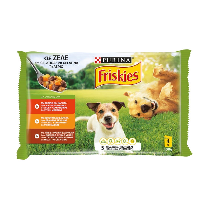 comida perros adulto pollo/cord./buey, pk-4