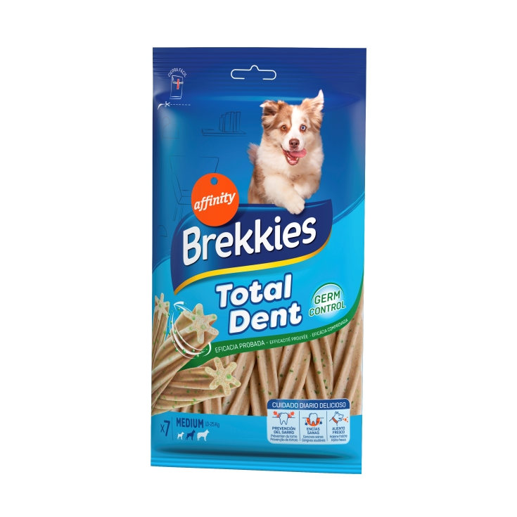 snack perro mediano total dent, 180g