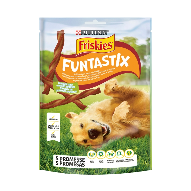 snack perro bacon/queso funtastix, 175g