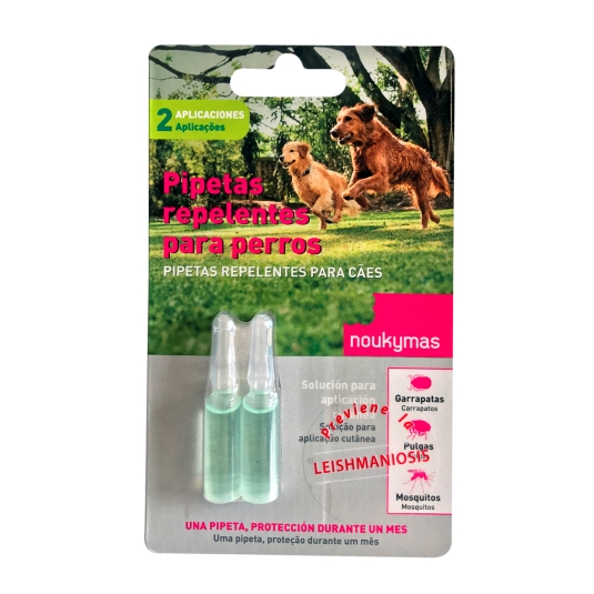 pipetas repelentes para perros, 2ud
