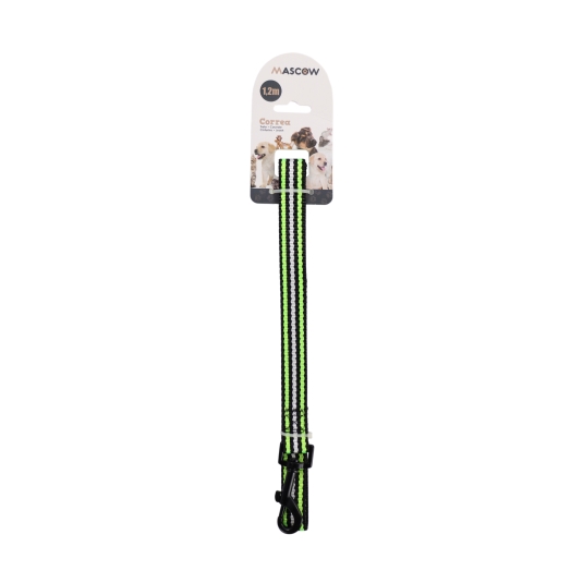 correa perro rayas 1,2mt, ud