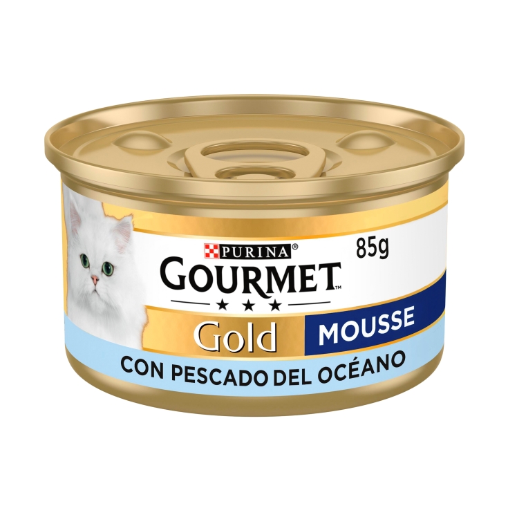 comida gatos mousse pescados, 85g