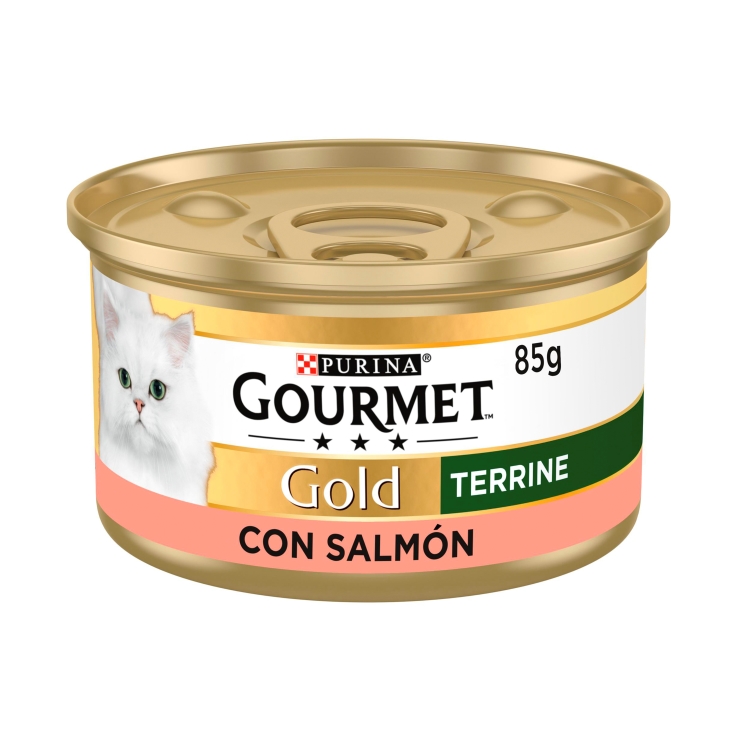 comida gatos terrine salmón, 85g