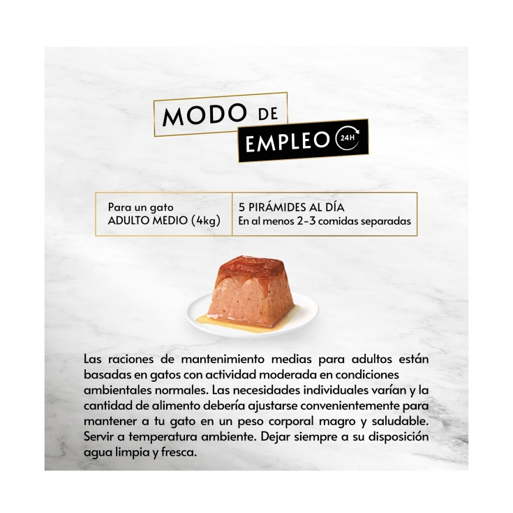 comida gatos mousse con pollo 57g, pk-4
