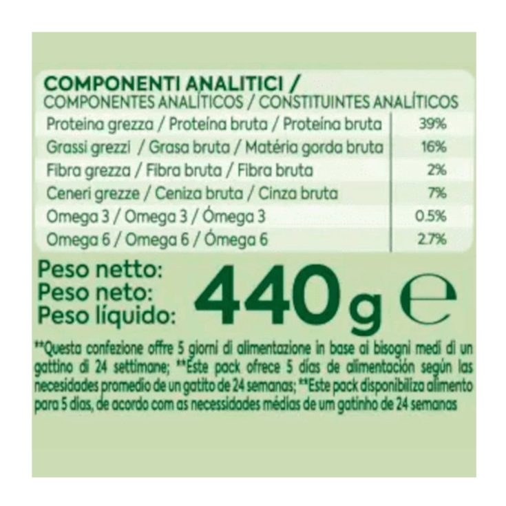 comida gatos junior pollo, 440g