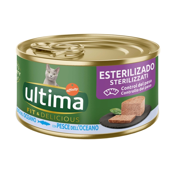 comida gato esterilizado húmedo pescado, 85g - El Jamón