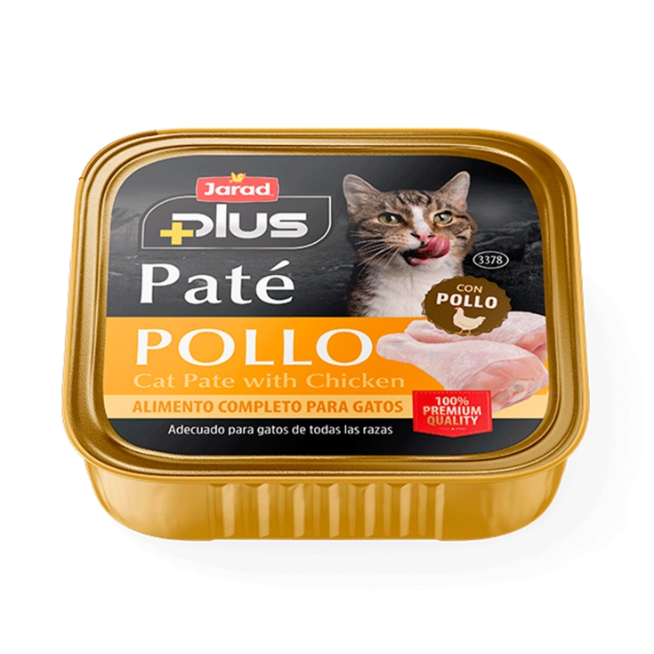 paté pollo gatos, 100g