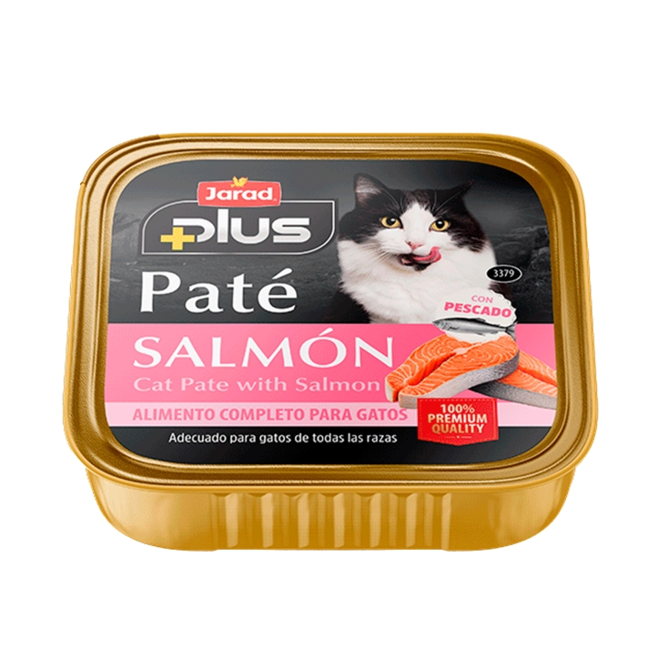 paté salmón gatos, 100g